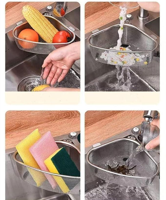 Stainless Steel Sink Strainer Basket for Vegetables & Waste